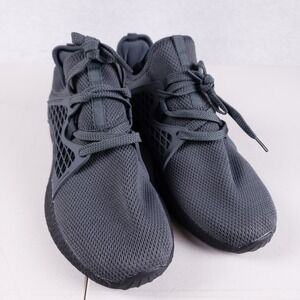 Inzcou Mens Gray Walking Shoes Mesh Breathable Casual Sneakers Size EU 43 US 10